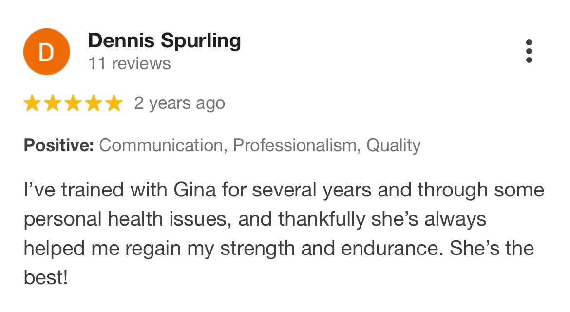 personal trainer senior